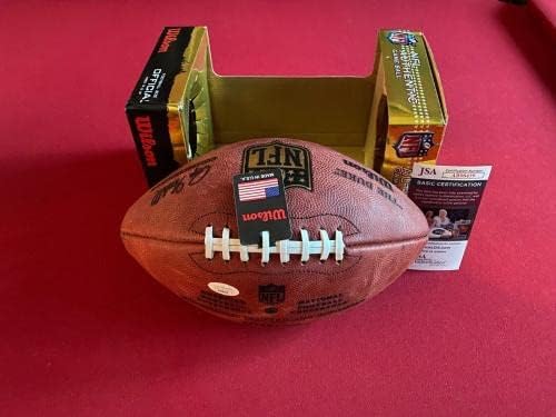 Пейтън Манинг С автограф (JSA) Официален топка за футбол NFL (Рядък / Ретро) - Футболни топки с автографи