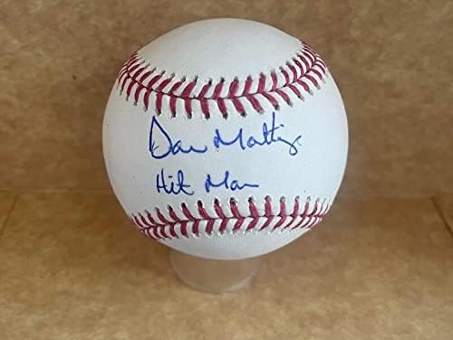 Дон Маттингли Янкис наемният убиец С Автограф M. l. Baseball Jsa Wit560924 - Бейзболни топки с автографи