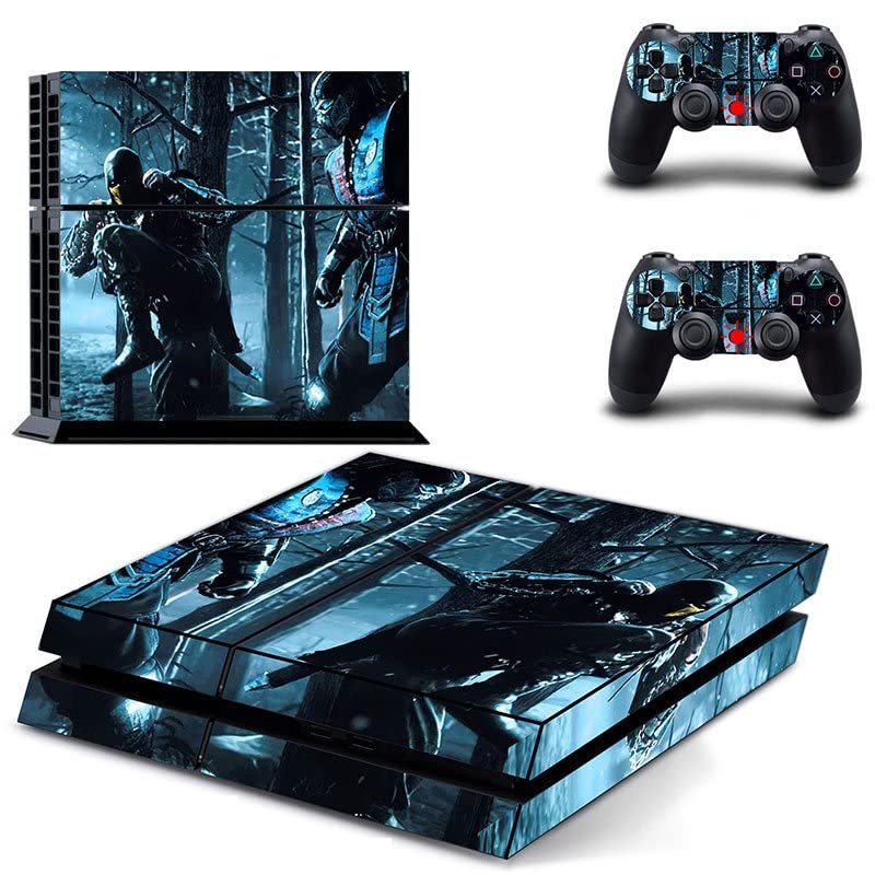 За PS4 SLIM - Игра Ninja Mortal Best War Kombat X Стикер на корицата на PS4 или PS5 За конзолата PlayStation 4 или