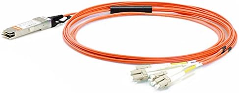 Активен оптичен кабел LODFIBER 3 м (10 фута) F10-QSFP-8LC-AOC3M Extreme Networks Съвместим с 40 г QSFP + до 4 duplex