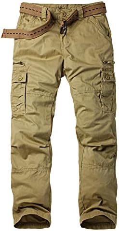 Maiyifu-GJ Мъжки Камуфляжные Панталони с много джобове, Dr. Леки Панталони за Дивия Туризъм, Камуфляжные Военни