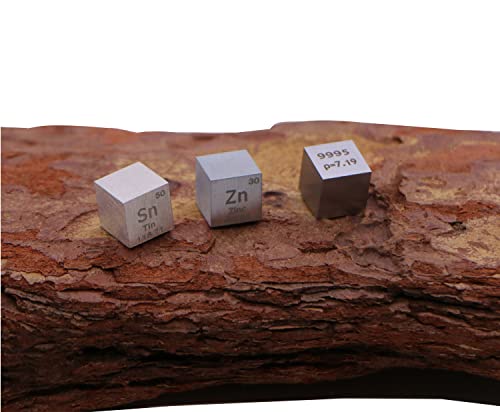 16 Бр. Комплект Кубчета метални елементи, Определени Кубчета плътност на Периодичната таблица на елементите Колекция