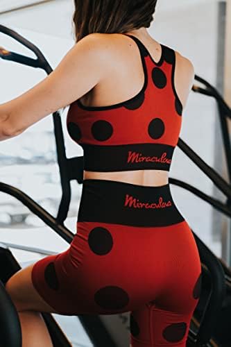 Женски спортен сутиен Miraculous Ladybug и Байкерские шорти Комплект от 2 теми