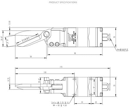 Индустриални пневматични въздушни клещи, пневматични Ножици Роботизирани Манипулатори Ножици За Рязане на Тъканта