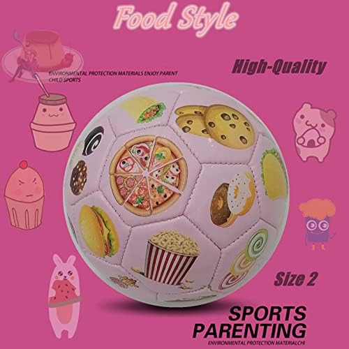 Детски Футболен топката ATXimpo, Размер 3 и Размер 2, с Игольчатым Мрежесто чанта за момичета и Момчета, 4-6, 6-8